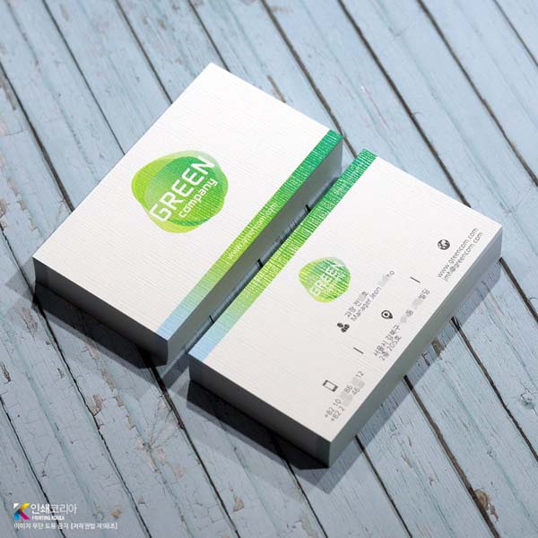 클래식 우드그레인 솔라화이트 명함