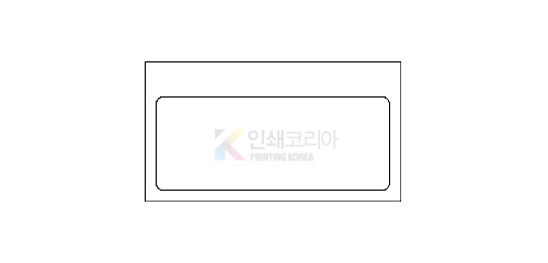 사각라운드 도무송 스티커 / 보험스티커 디자인 작업 칼선