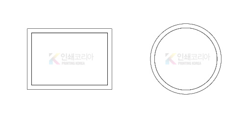 통자석스티커, 고무자석스티커 디자인 작업 칼선