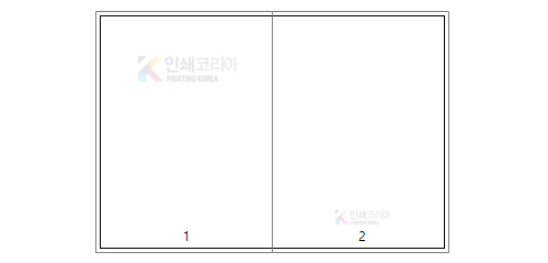 카탈로그, 브로슈어 디자인 작업 사이즈